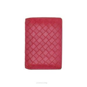 🔴 Bottega Veneta Pocket Organizer Wallet - Raspberry